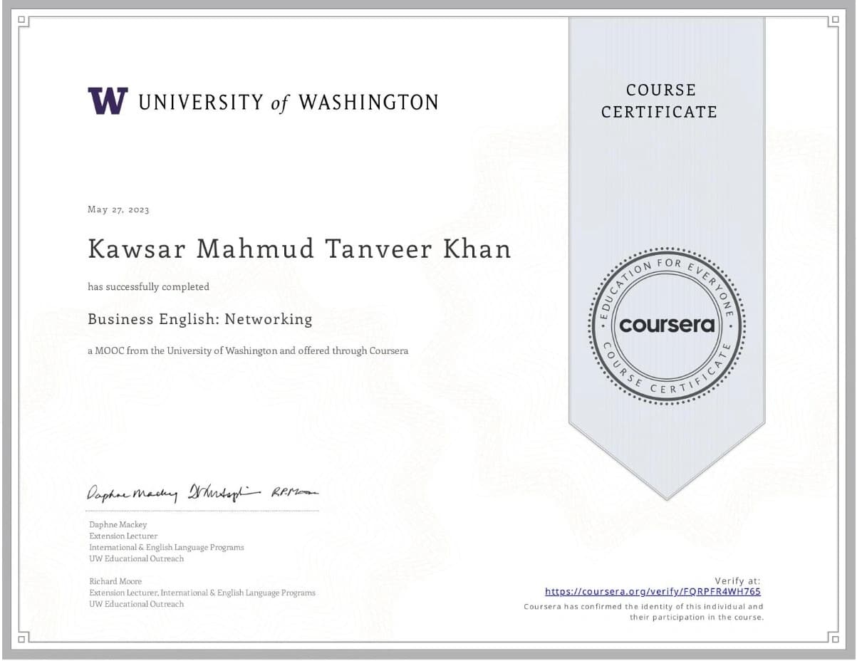 Business English Certificate